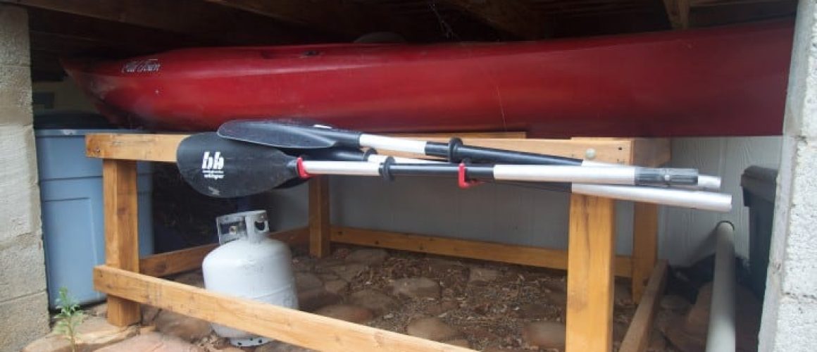 Storing a kayak is very important