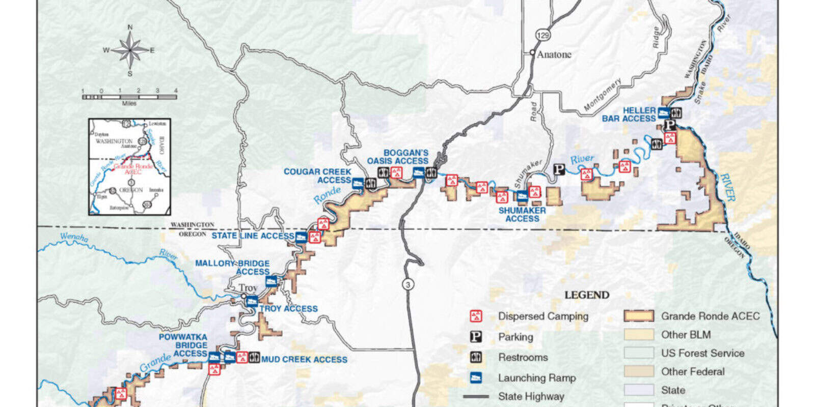 Spring kayaking on Grande Ronde River