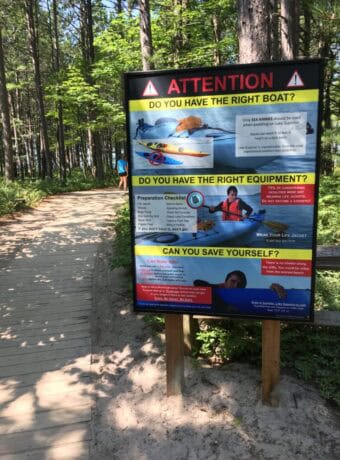 Kayak safety equipment inspection checklist at launch